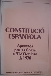 portada de la Constitució